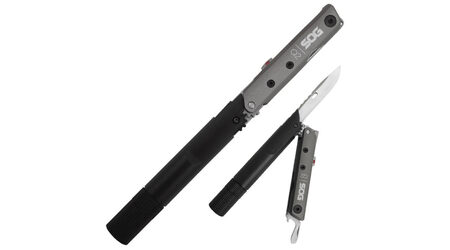 Мультитул SOG Baton Q2 / ID1011 (клинок, отвертка, открывалка, фонарь)