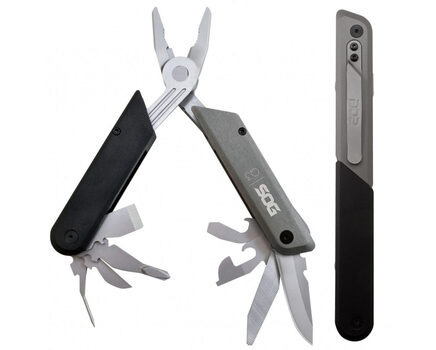 Купите мультитул SOG Baton Q3 ID1021 (пассатижи, клинок, стамеска, открывашки, напильник, отвертки, шило) в Красноярске в нашем интернет-магазине