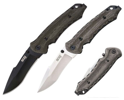 Купите складной нож SOG Kiku Folder Small Satin и Black (KU1001 - KU1002) в Красноярске в нашем интернет-магазине