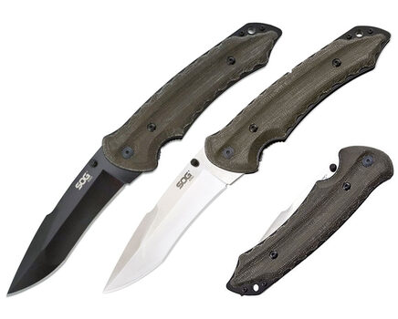 Купите складной нож SOG Kiku Folder Large Satin и Black TiNi (KU1011 - KU1012) в Красноярске в нашем интернет-магазине