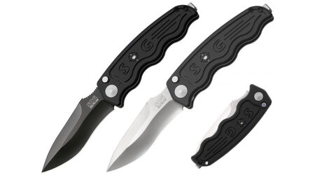 купите Нож автоматический SOG TAC Auto Tactical Drop Point Satin и TiNi Black / ST05 - ST06 в Красноярске