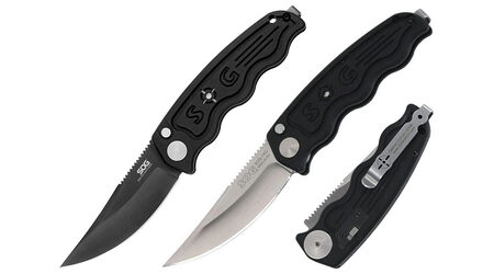 купите Нож автоматический SOG-TAC Mini Auto Satin и Black TiNi / ST10 - ST11 в Красноярске