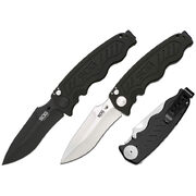 Полуавтоматический складной нож SOG Zoom Mini Satin и Black TiNi / ZM1001 - ZM1002