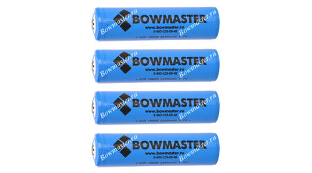 Литий-ионный аккумулятор с защитой BowMaster 18650 2200 mAh (4 шт.)