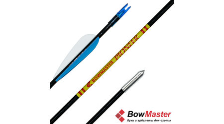 Стрела для классического и детского лука фиберглассовая Bowmaster Pioneer (Боумастер Пионер)