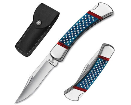 Купите складной нож Buck 110 Stars & Stripes Folding Hunter Limited Edition 0110BLSUSA в Красноярске в нашем интернет-магазине