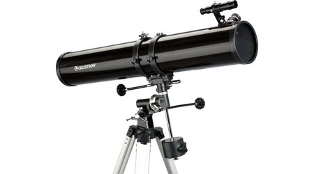Телескоп Celestron PowerSeeker 114 EQ (рефлектор Ньютона, 114мм, F=900мм, 1:7.8) на экваториальной монтировке