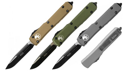 купите Автоматический выкидной нож Microtech Ultratech S/E Standard Drop Point / 121-1GY - 121-1OD - 121-1TA в Красноярске