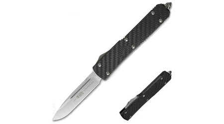 Автоматический фронтальный нож Microtech Ultratech S/E Carbon Fiber / 121-4CF