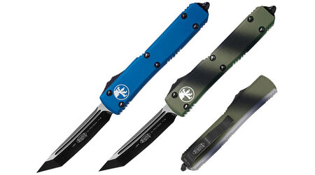 Фронтальный нож-автомат Microtech Ultratech Tanto / 123-1GC - 123-1BL