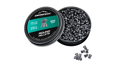 купите Свинцовые пульки для пневматики SnowPeak Round калибр 4.5 мм в Красноярске