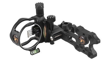 Прицел для блочного лука Topoint DB8150 черный (5 пин, микрорегулировка, подсветка)