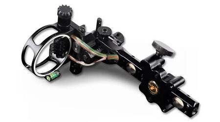 купите Прицел для блочного лука TP7570 черный (5 пинов, 0.019", микрорегулировка, подсветка) в Красноярске