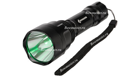 Светодиодный фонарь для охоты зеленого света Bowmaster 202 Flash Green (Cree Q5) 250 люмен