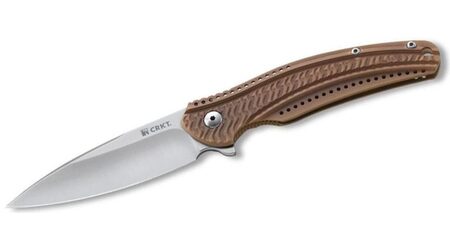 Нож складной Columbia River Ripple Bronze Coating Stainless Steel Handle IKBS® Flipper - CR/K406BXP