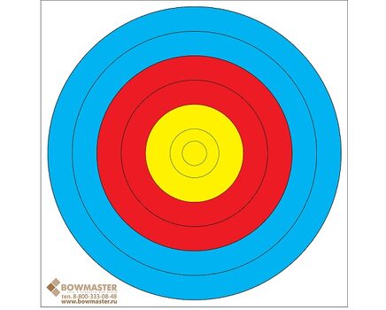 Купите армированную мишень для стрельбы из лука и арбалета JVD Target Face Fita 45x45 в Красноярске в нашем магазине